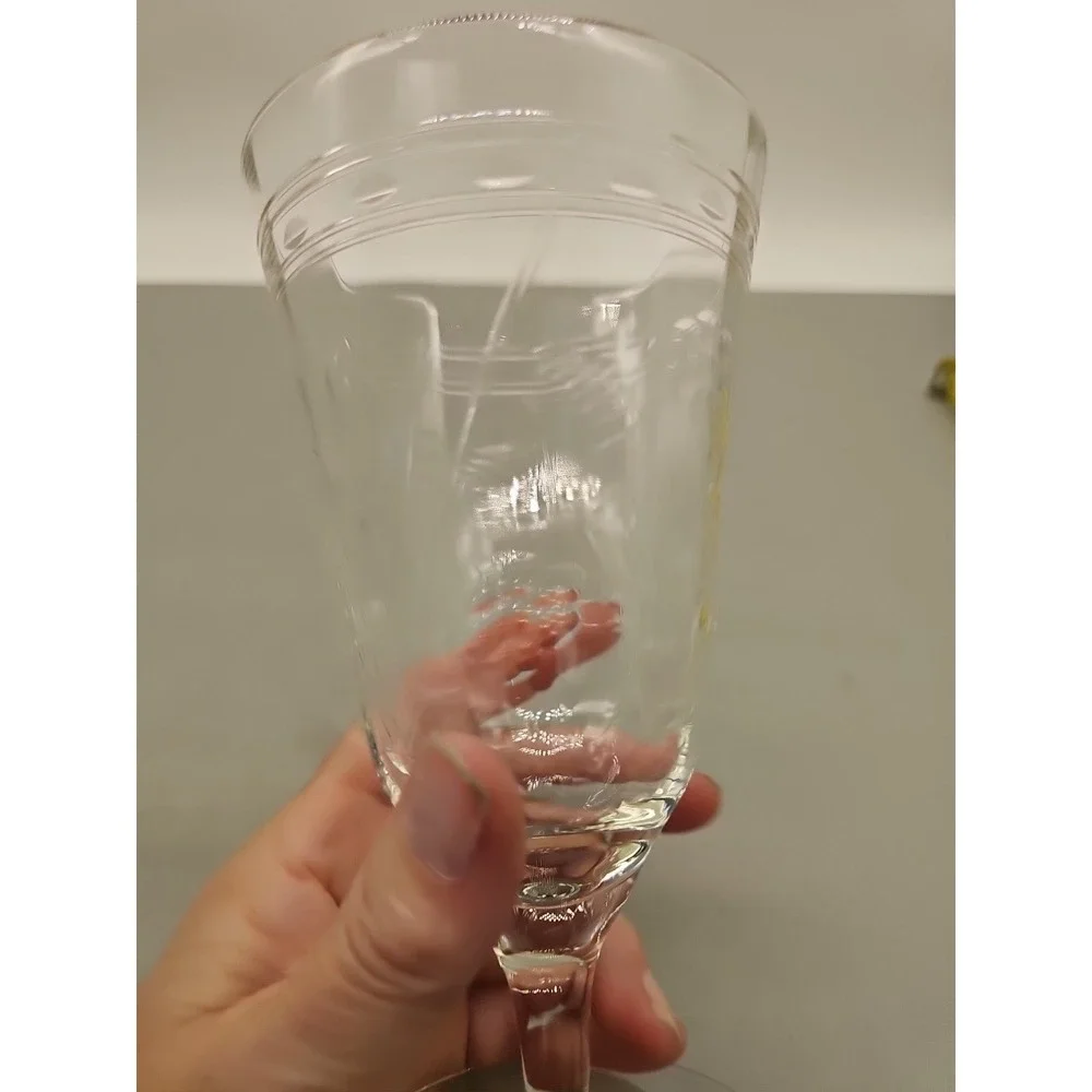 Vintage Fostoria Heather Clear Etched‎ Juice Glasses Lot Of 2